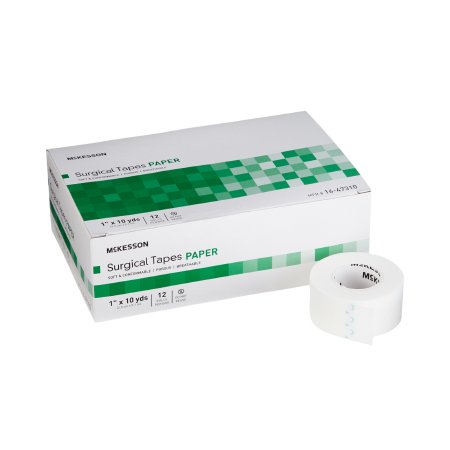#16-47310 Medical Tape Paper 1 Inch X 10 Yard White NonSterile - 12 per box