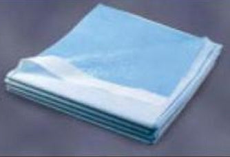 Tidi Products #359 Stretcher Sheet Avalon® Flat 40 X 90 Inch Blue Tissue / Poly Disposable