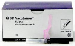 BD Eclipse #368608 Blood Collection Needle with Luer Adapter (22G x 1.25”) - fhmedicalservices