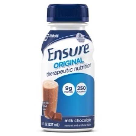 Abbott Nutrition #58293 Ensure Original Therapeutic Nutrition Shake, Milk Chocolate 8 oz. Bottle, Instutional - fhmedicalservices