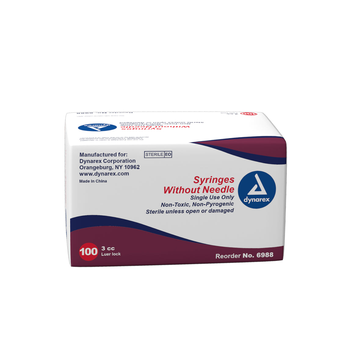 Dynarex #6992 Syringe Without Needle, Luer Lock (30mL/cc) - fhmedicalservices