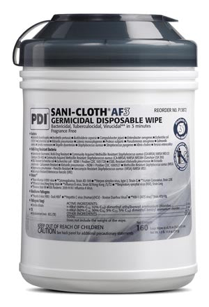 PDI Super Sani-Cloth® AF3 Germicidal Disposable Wipe, Large #P13872 - fhmedicalservices