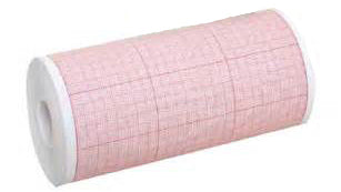 Mortara Eli 100 Red Grid Chart Paper (108mm) #9402-023 - fhmedicalservices