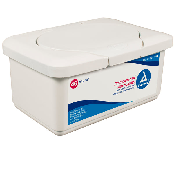 Dynarex #1314 Personal Cleansing Adult Washcloth 9"x13" Tub - fhmedicalservices