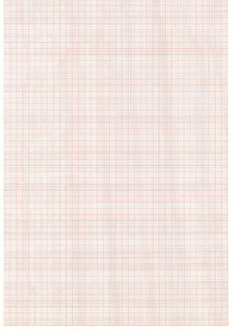 GE Marquette Z-Fold Red Grid Chart Paper with Blank Header #9402-024 - fhmedicalservices
