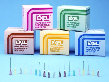 Exel #26426 Needle, Hypodermic Sterile 27GX1 1/2" (100/BX)