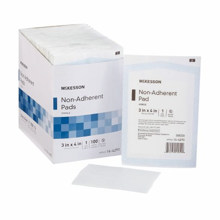#16-4293 Non-Adherent Dressing Nylon / Polyester 3 X 4 Inch Sterile - 100 per box