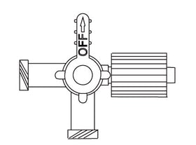 B Braun #456020 4-Way Stopcock w/1 SPIN-LOCK Connector - fhmedicalservices