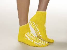 Albahealth ABH #80182 Extra Large Adult High Risk Slipper, Yellow - fhmedicalservices