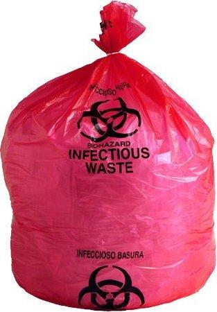 Colonial Bag Infectious Waste Bag 15 gal. Red LLDPE 24 X 33 Inch #941027 - fhmedicalservices
