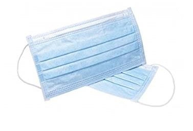 3-PLY LEVEL 2 DISPOSABLE EAR LOOP FACE MASK, 50 Box - US MFR