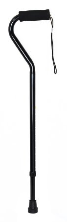 Offset Cane Aluminum 30 to 39 Inch Height Black - fhmedicalservices